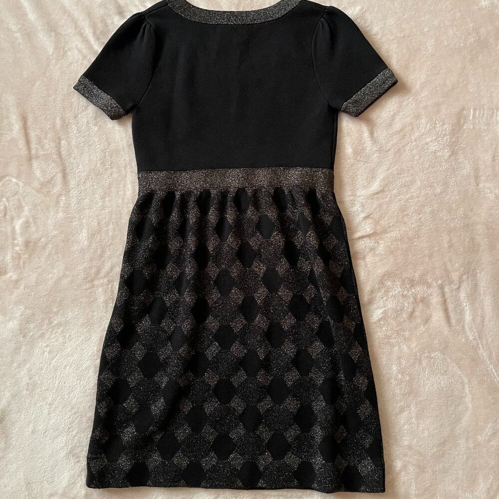 Kate Spade Argyle Shimmer Sweater Dress - Picture 7 of 7
